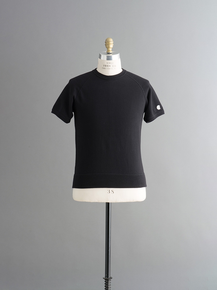 TODD SNYDER / SHORT SLEEVE SWEATSHIRT Black | Dresswell online store