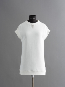 その他のBRAND | MONCLER / LONG LINE SWEATER White(032) ノースリーブロングスウェットシャツ