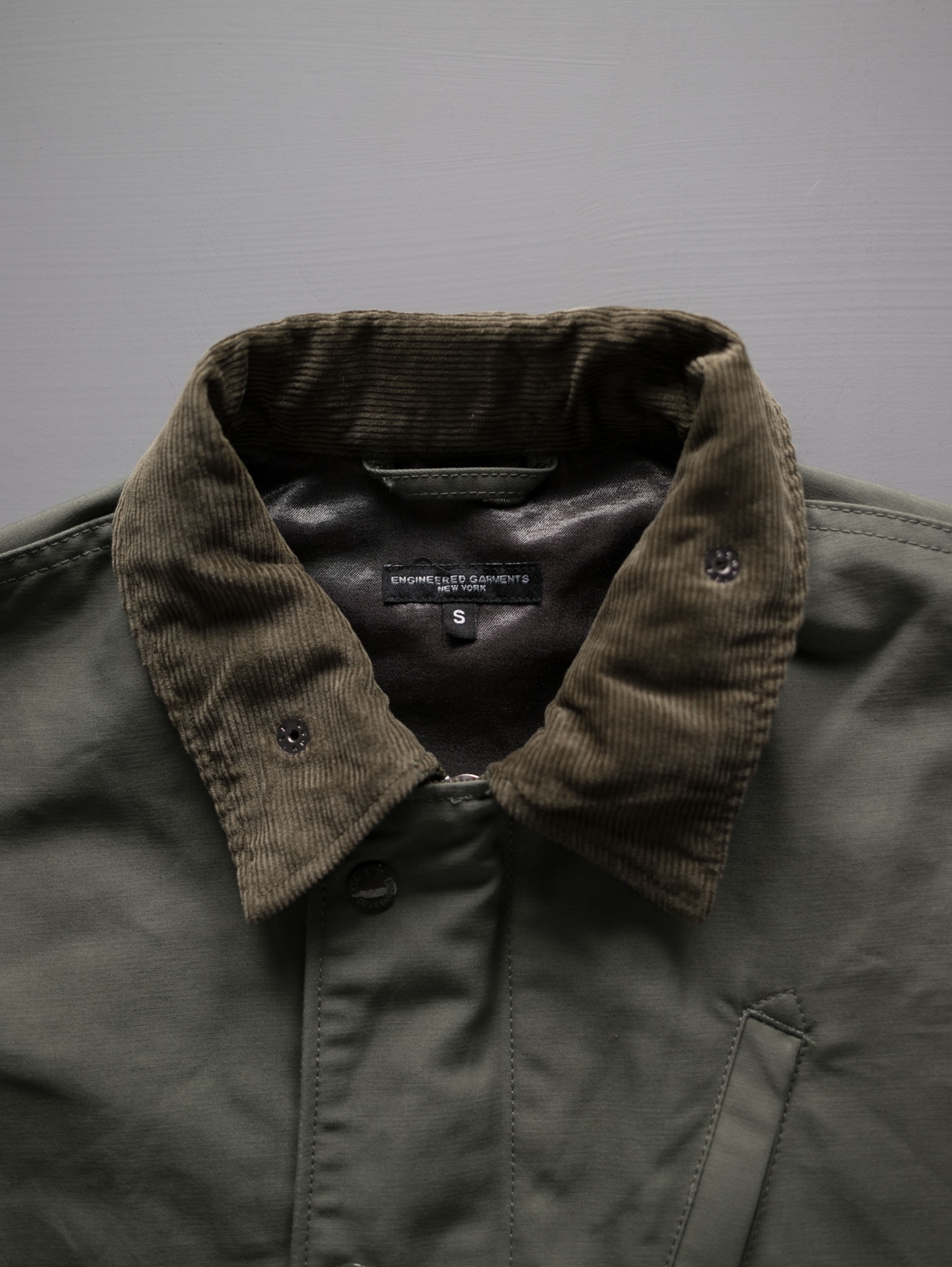 NA2 JACKET – COTTON DOUBLE CLOTH Olive | Dresswell online store