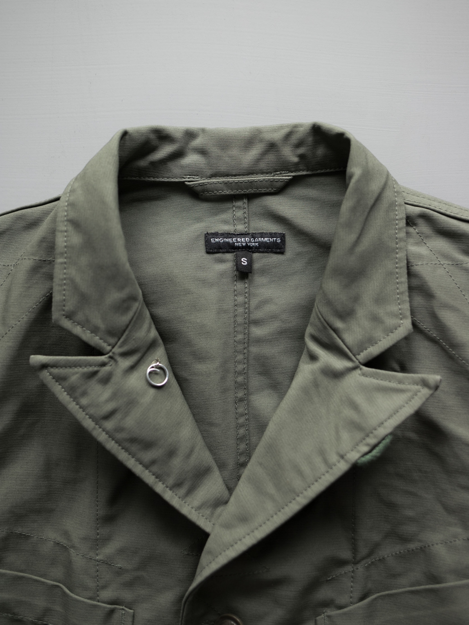 BEDFORD JACKET – COTTON DOUBLE CLOTH Olive | Dresswell online store