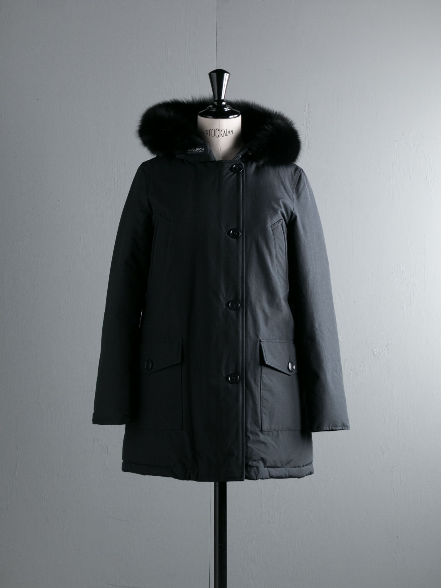 LUXURY ARCTIC PARKA DF FOX Dark Navy | Dresswell online store