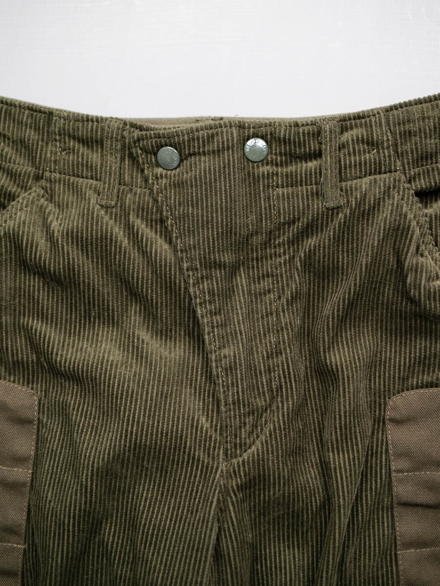 MOTO PANT – 8W CORDUROY Olive | Dresswell online store