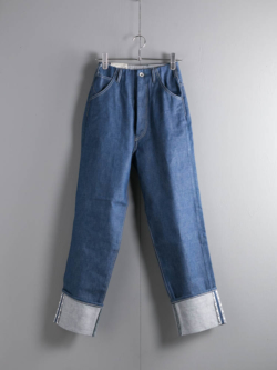Westoveralls | 108B Indigo ノータックロールアップジーンズの商品画像