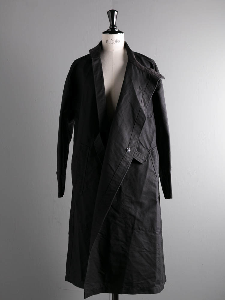 MG COAT – DOUBLE CLOTH Black | Dresswell online store