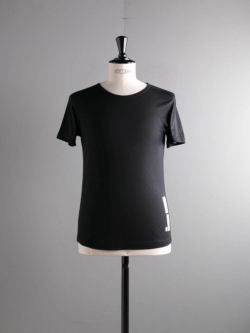 YINDIGO A M | AK005 AIR-KNIT T Black エアニット半袖Tシャツの商品画像