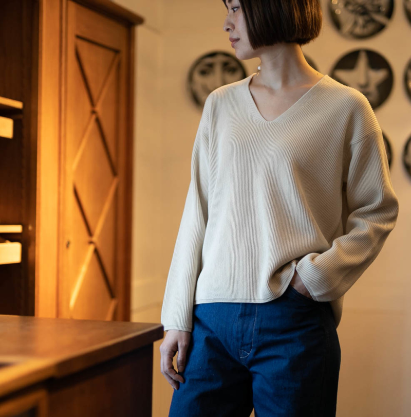 Batoner / Cotton Silk Rib Sweaters | Dresswell（ドレスウェル）