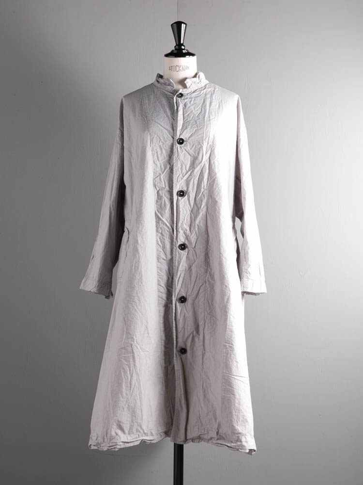BIG COAT COTTON CAMBRIC Grey | Dresswell online store