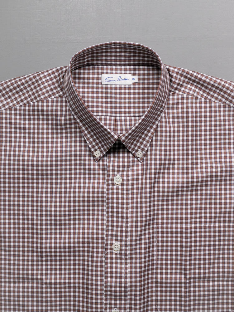 W2001124 SH02B Brown Check | Dresswell online store
