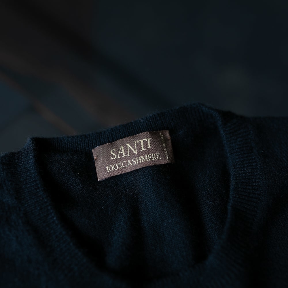 SANTI(サンティ) 最高級カシミヤセーター ベビーカシミア ハンドニット