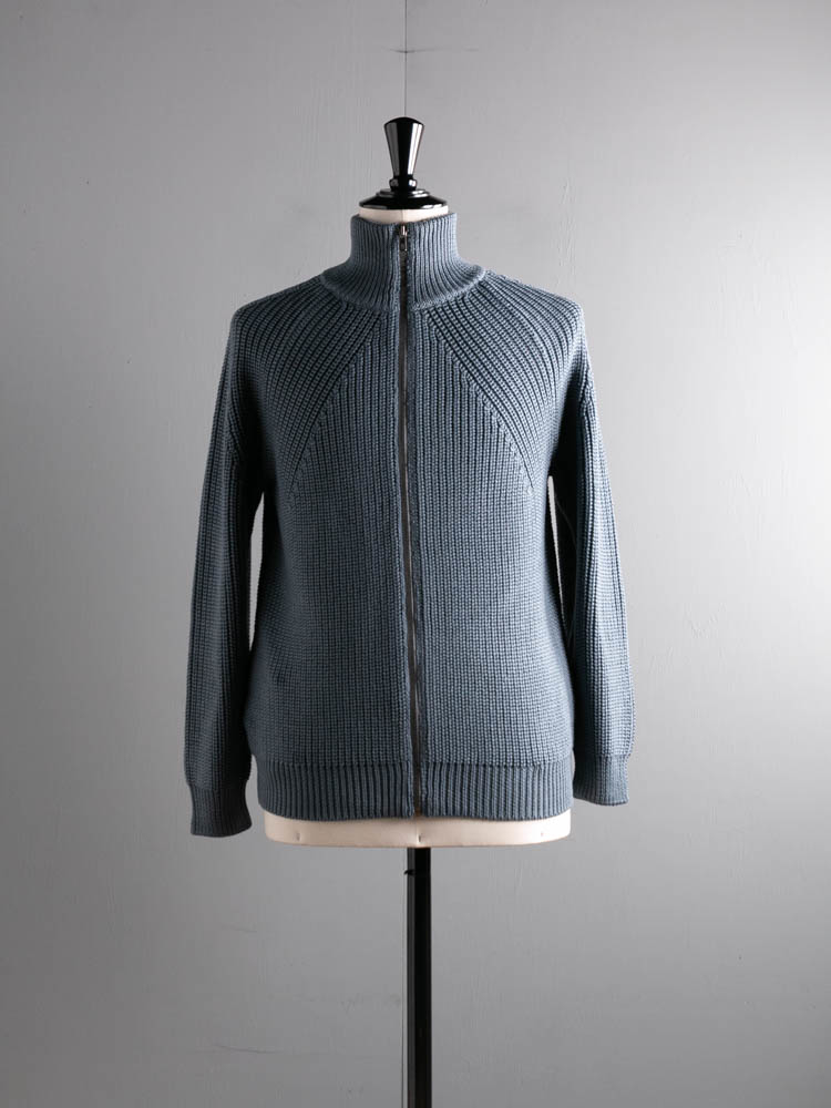 BN-20FM-032 SIGNATURE DRIVER'S KNIT Gray Blue | Dresswell online store