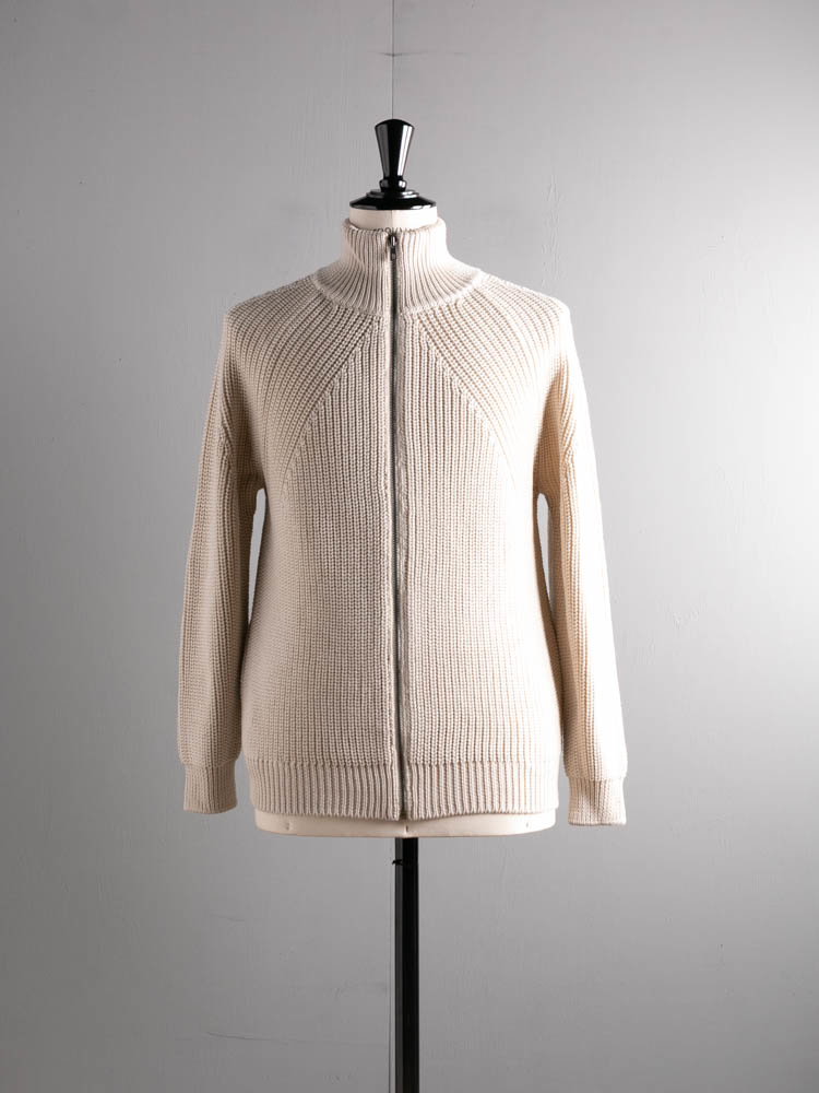 BN-20FM-032 SIGNATURE DRIVER'S KNIT Ivory | Dresswell online store