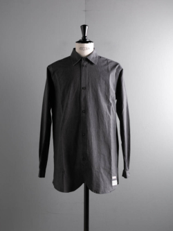FRANK LEDER | COTTON / LINEN SIDE POCKET SHIRT WITH SEED 95:Grey シードケース付きサイドポケットシャツの商品画像