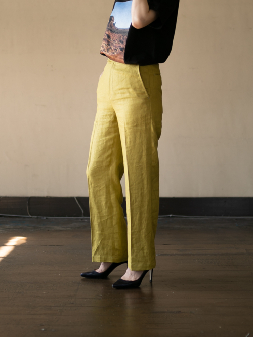 GOOD FIT TROUSERS Yellow