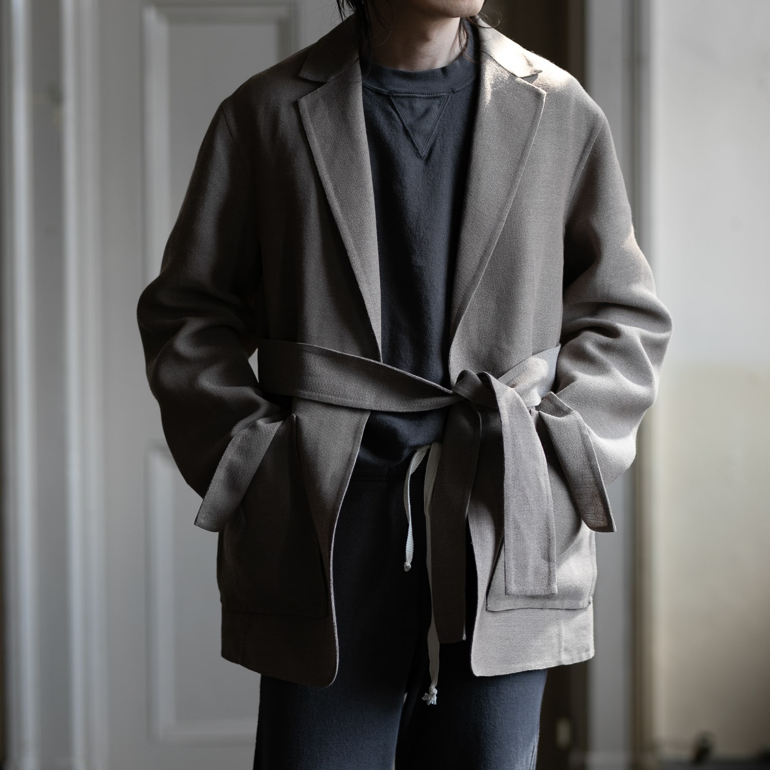 Postelegant / Washi Paper Wool Rever Jacket | Dresswell（ドレス 