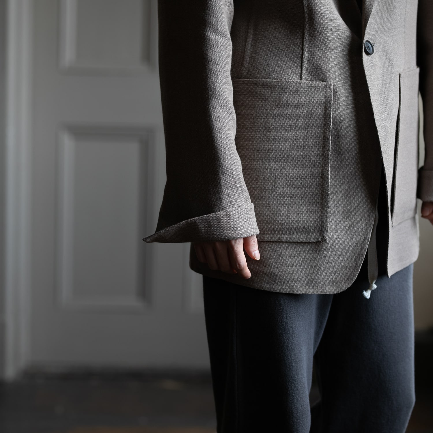 Postelegant / Washi Paper Wool Rever Jacket | Dresswell（ドレス