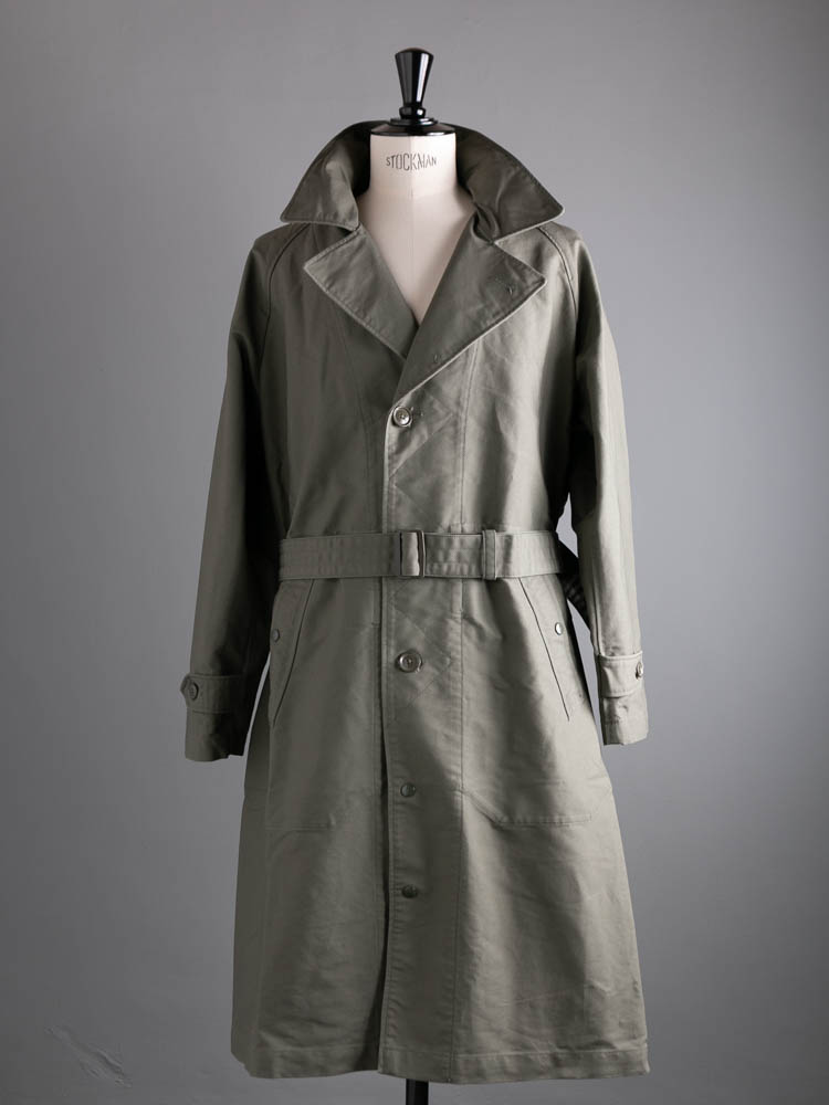 DRIZZLER COAT – COTTON DOUBLE CLOTH Olive | Dresswell online store
