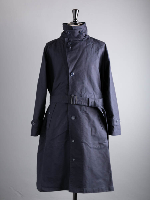 DRIZZLER COAT - COTTON DOUBLE CLOTH Navy