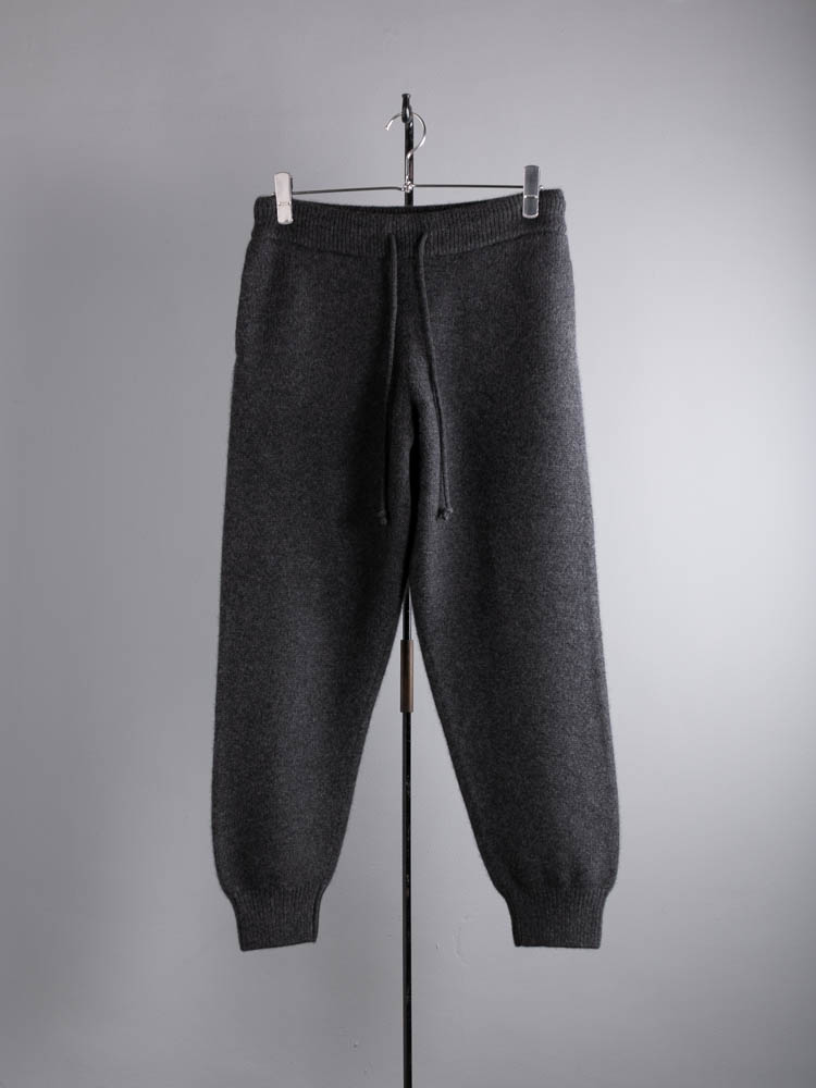 BN-21FM-050 HEAVY WEIGHT CASHMERE PANTS Charcoal | Dresswell
