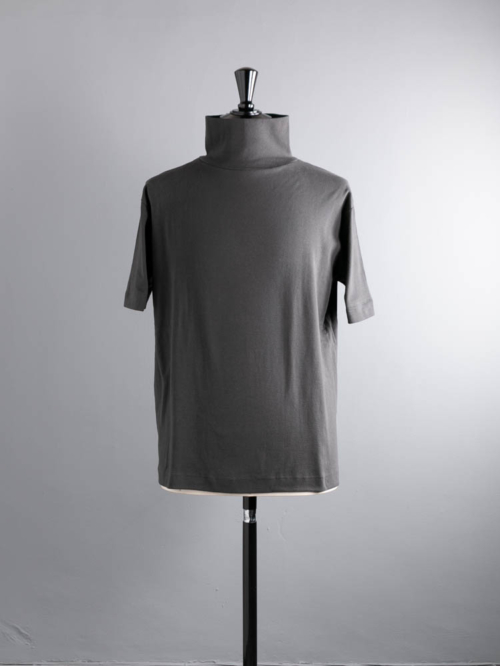GICIPI | 2203P SUALO Marrone Velato コットンフライスオフタートルネックTシャツ スクァーロの商品画像