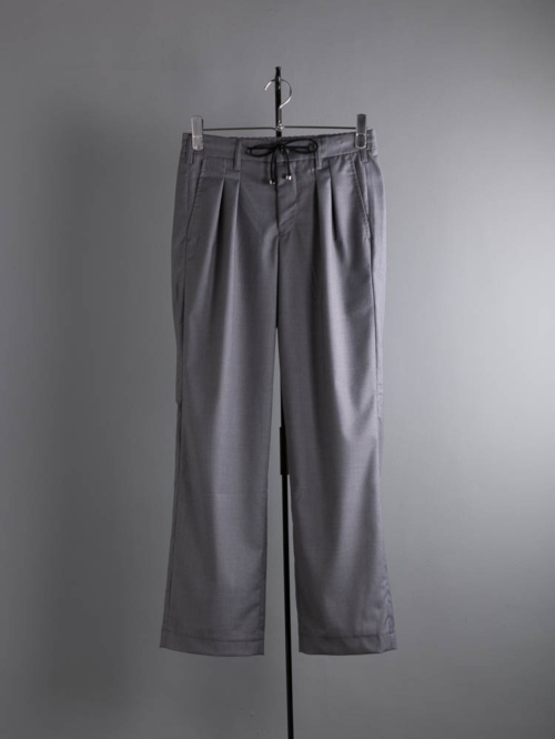 TROPICAL STRETCH 2TAC EASY WIDE PANTS Gray