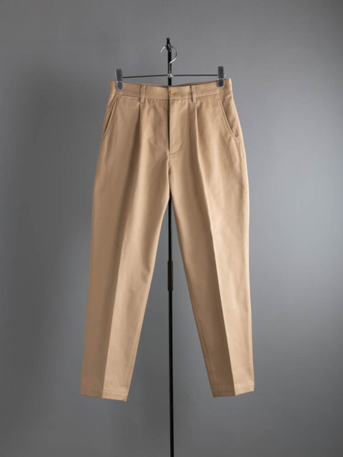 PT-01A SULFUR DYE CHINO TROUSERS Yellow Beige