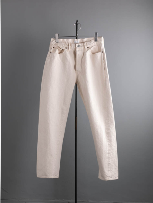 NPTM-1STB-OF-OW STRAIGHT 5 POCKET PANTS Off White