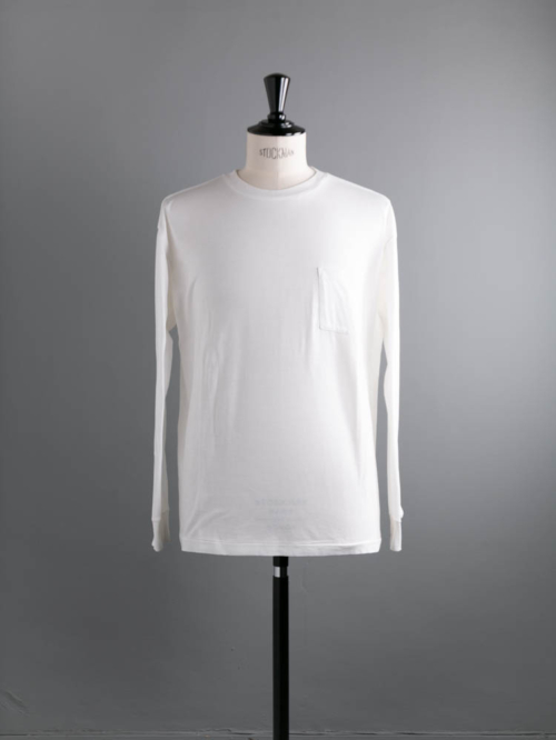 FilMelange | LON White ニューリンダ天竺オーバーサイズ長袖Tシャツ ロンの商品画像
