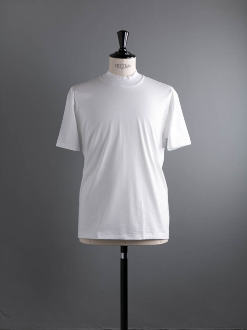 BATONER | BN-23SM-048 MOCK NECK-T (PACKAGE) White モックネックパックTシャツの商品画像