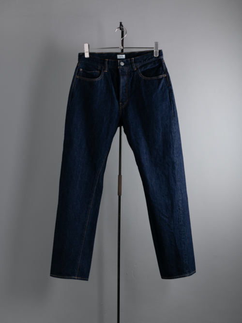 PTLM-21STB-NIW STRAIGHT 5 POCKET PANTS Navy（One Wash）