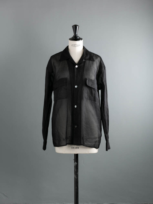 Westoveralls | OG 50’s SHIRT Black 100%コットンオーガンジー50’sシャツの商品画像