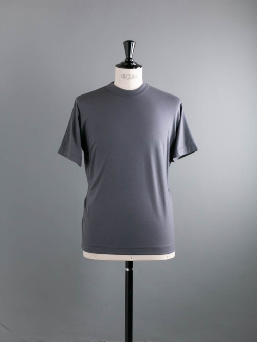 POSTELEGANT × The Terrusse | COTTON SPINNING WOOL T-SHIRT Grey 綿紡績ウール半袖Tシャツ