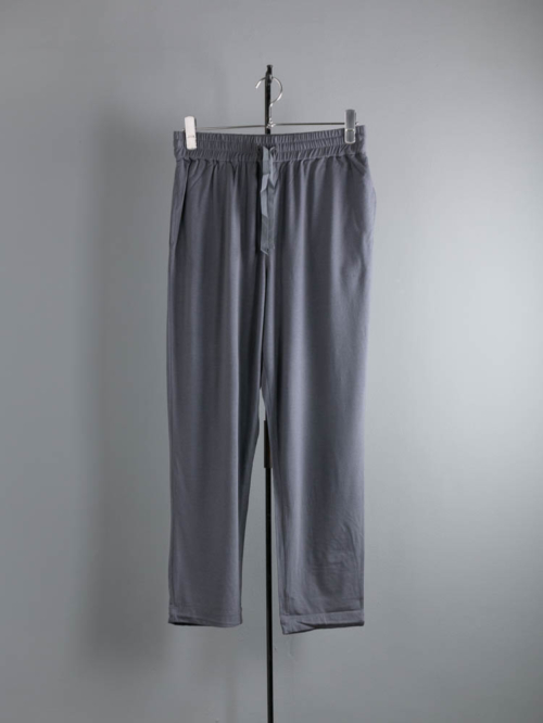 POSTELEGANT × The Terrusse | COTTON SPINNING WOOL EASY PANTS Grey 綿紡績ウールイージーパンツ