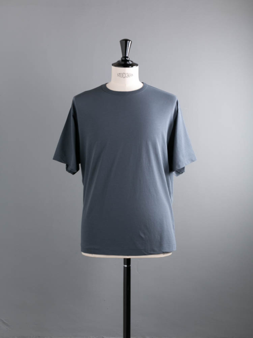 BATONER | BN-24SM-064 AIR T-SHIRT Gray blue クルーネックエアーTシャツの商品画像