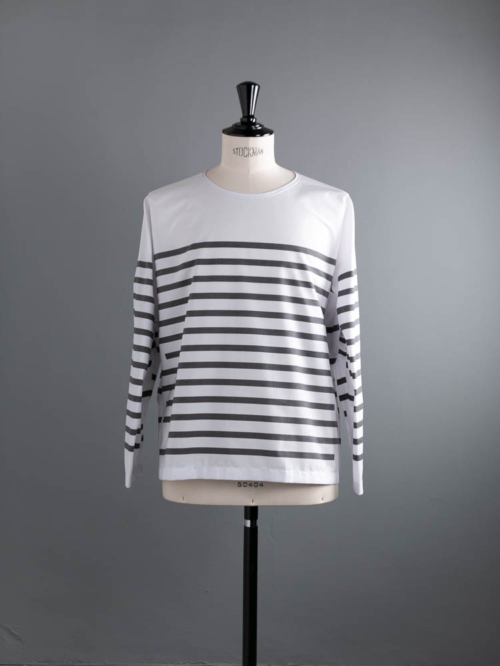 AULICO | L/S BORDER TEE SHIRT Black 長袖転写ボーダーTシャツの商品画像