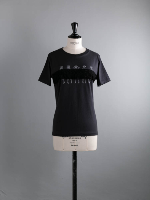 Westoveralls | WEST’S NUDE T-SHIRT Black フリンジウエストヌードTシャツの商品画像