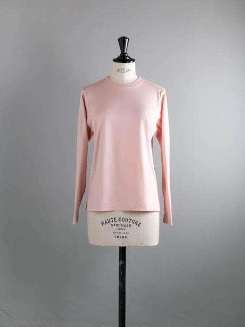 BATONER | BN-24SL-037 THE SEAISLAND COTTON LONG T-SHIRT Pink シーアイランドコットン長袖Tシャツの商品画像