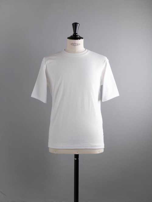 BATONER | BN-24SM-060 MERIYASU T-SHIRT White “メリヤス”パックTシャツ