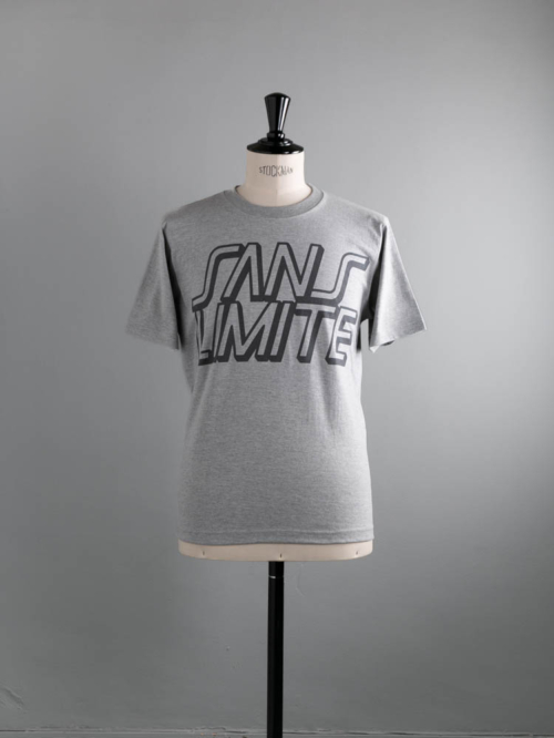 Sans Limite | S2402202 Grey リフレクターロゴ半袖Tシャツの商品画像