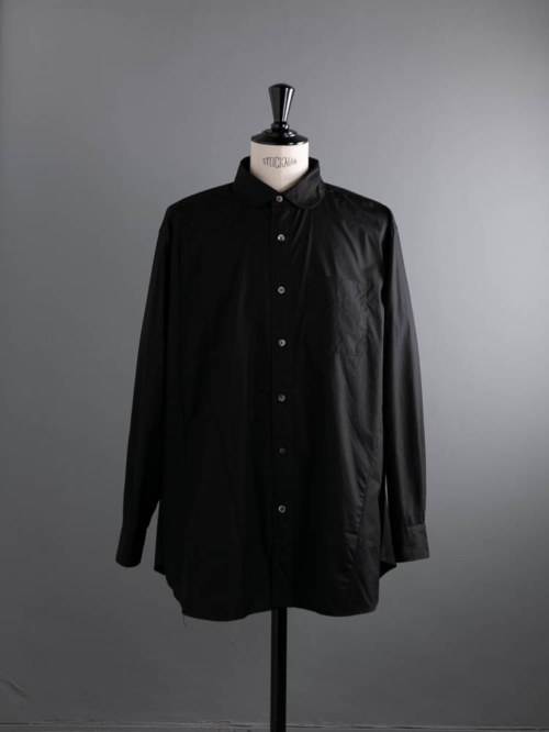 ENGINEERED GARMENTS | FLARED SHIRT – 100’S 2PLY BROADCLOTH Black 100双コットンブロードフレアーシャツの商品画像