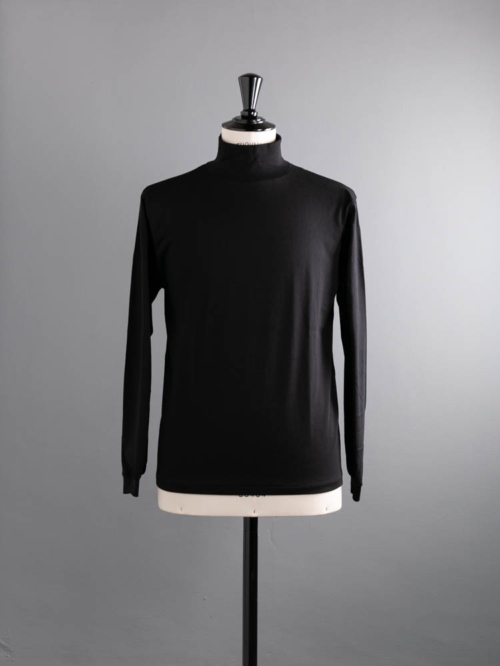 BN-24FM-018 ORGANIC COTTON TUBE HIGH NECK Black