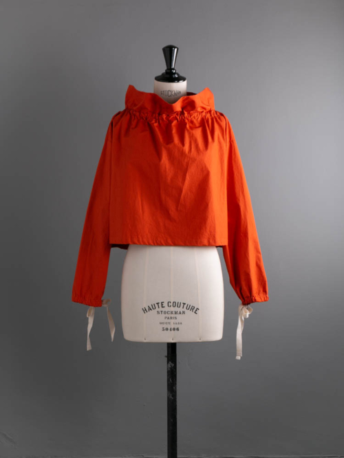 Drawstring Smock Top Brick