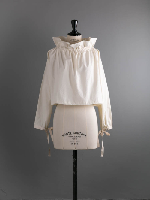 DRAWSTRING SMOCK TOP Natural