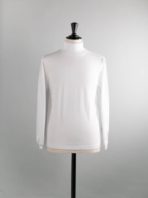 BN-24FM-018 ORGANIC COTTON TUBE HIGH NECK White