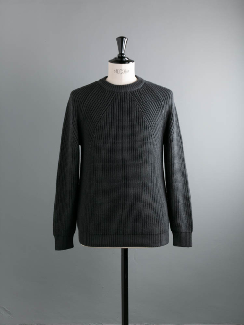 BN-24FM-037 SIGNATURE CREW NECK Charcoal Green